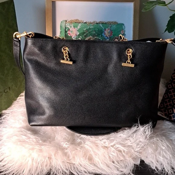 Tory Burch Britten Satchel EUC - Picture 5 of 13